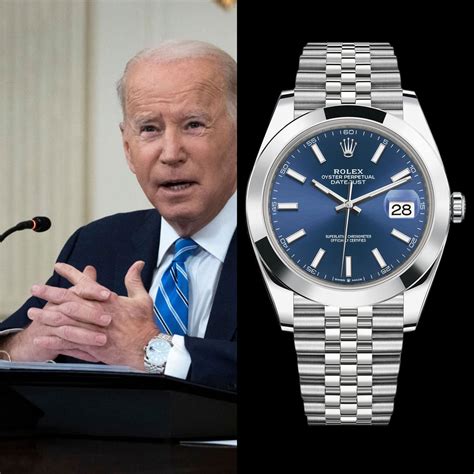 bidens rolex watch|watch joe biden wear a datejust.